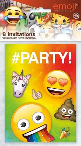 8 invitations emoji